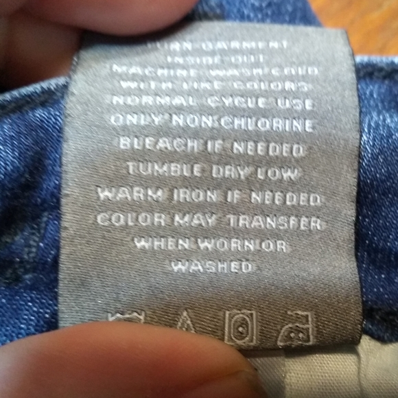 Plus Size Torrid Jeans, Size 6R (32W), with Dark Blue Stripe, Elastic Wa… - Picture 7 of 12